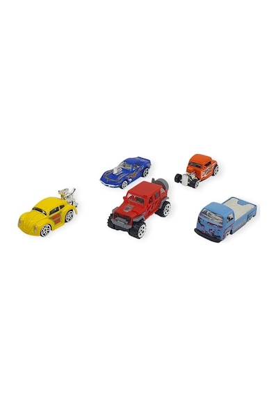 Alloy Racer 5'li Araç Seti - 780-513 Lisinya Kırmızı