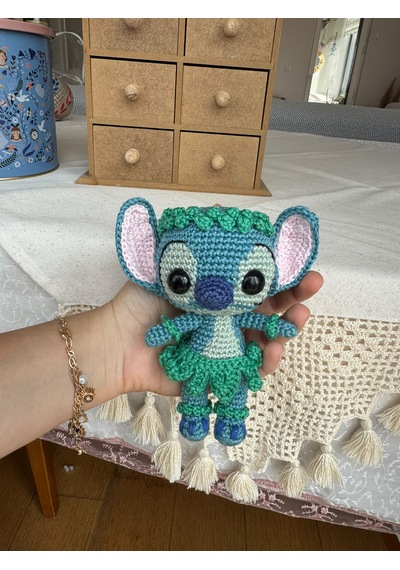 Amigurumi Hawai Temalı Stıtch Oyuncak 15 Cm