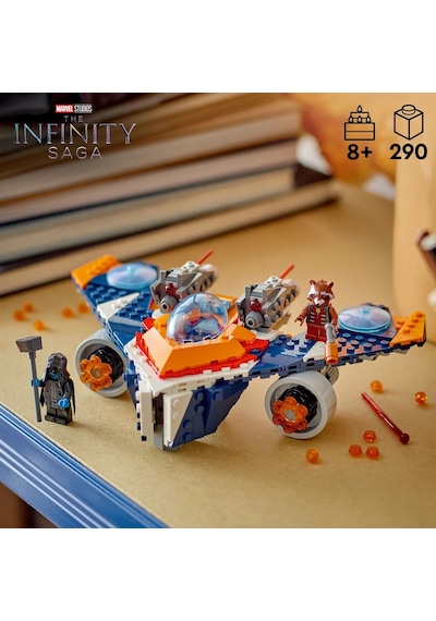 LEGO® Marvel Rocket’in Warbird Aracı Ronan’a Karşı 76278 8+ Yaratıcı Oyuncak Yapım Seti - 290 Parça