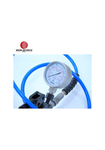 Worldforce 11239 Manometre Göstergeli 3500 Bar Kare Tip Dahili 3 Litre Yağ Kapasiteli Hidrolik Pompa