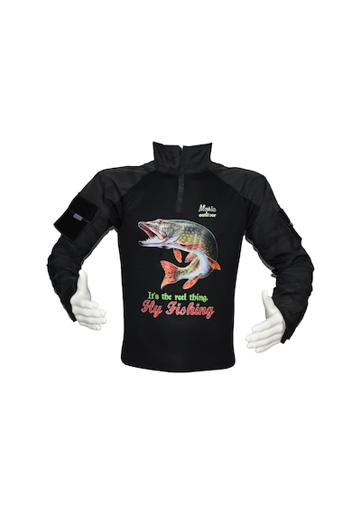Combat Tişört Fishing M004 Avcı Balıkçı Turna Çok Renkli
