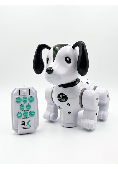 İnteraktif Akıllı Robot Köpek - Led Işıklı, Şarkı Söyleyen Ve Dans Eden Uzaktan Kumandalı Eğitici Oyuncak