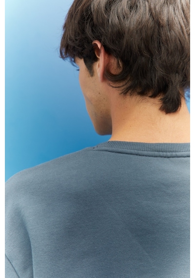 Lee Regular Fit Normal Kesim %100 Pamuk Sıfır Yaka Sweatshirt L80X003 Çok Renkli