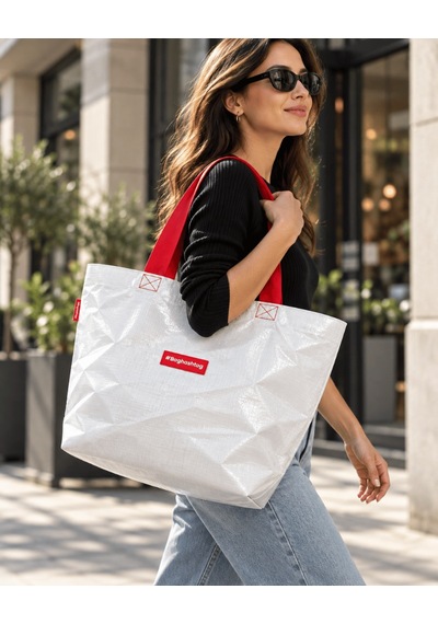 Baghashtag Poly Maxi Beyaz Çanta