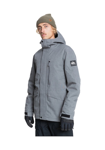 Quıksılver Quiksilver Mission Solid Jk Erkek Gri Snowboard Ceketi Sje0 Gri