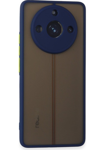Newface Realme 11 Pro Kılıf Montreal Silikon Kapak - Lacivert Lacivert
