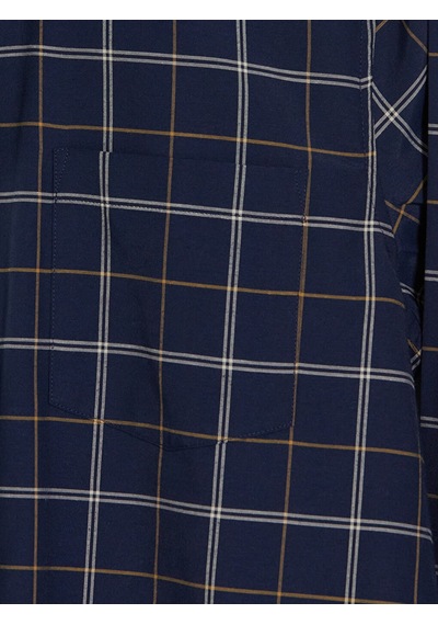 Lcwaıkıkı Classic Lacivert Regular Fit Ekose Oxford Erkek Gömlek