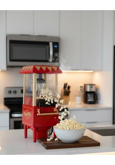 Sağlıklı Atıştırmalıklar İçin Yağsız Popcorn Makinesi Çok Renkli 62289002
