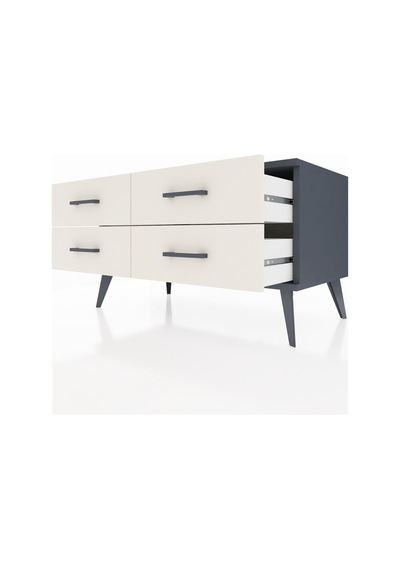 Hyperion Şifonyer 4 Raflı 88x44x48 Antrasit-antrasit/aytaşı Antrasit/aytaşı Hyperion Şifonyer 4 Raflı 88x44x48 Antrasit-antrasit/aytaşı Antrasit/aytaşı