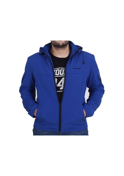 Venom Motosiklet Montu Jaws Soft Shell Mavi Erkek Motorcu Mont