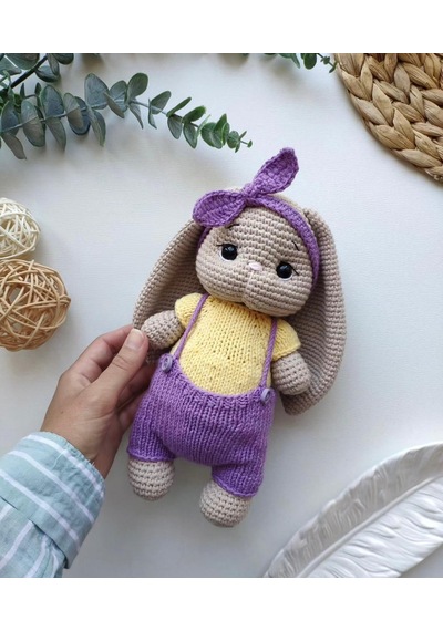 Amigurumi Tombik Tavşan - Mor