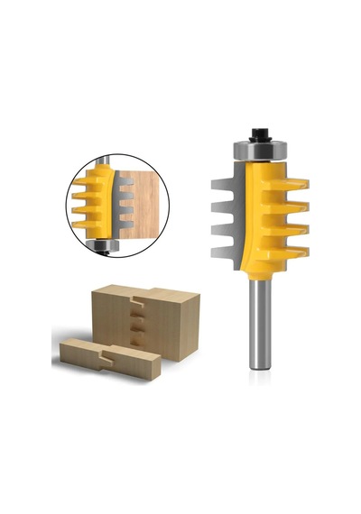 Mikro Diş Ahşap Birleştirme Frezesi 35 38,1 85 Mm 8 Mm Şaft