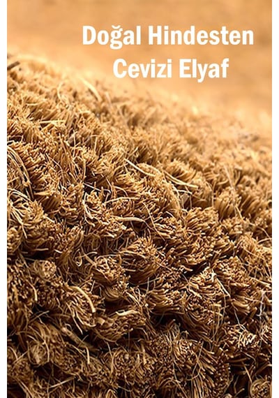 Kıl Paspas Doğal Hindistan Cevizi Elyafı Doğal 100x100