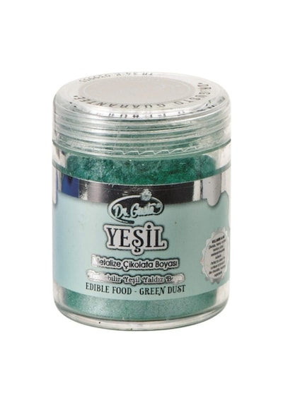 Yenilebilir Yaldızlı Sim Boya Yeşil 10 Gr