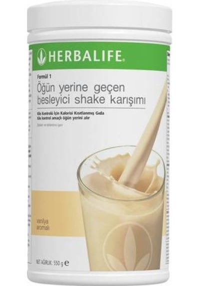 Herbalife Besleyici Shake Karişimi1 Vanilya 550gr