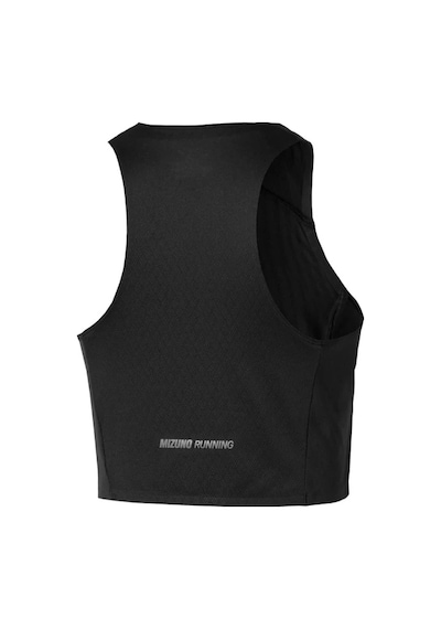 Mizuno Tech Light Crop Top Kadın Tişört Siyah Çok Renkli