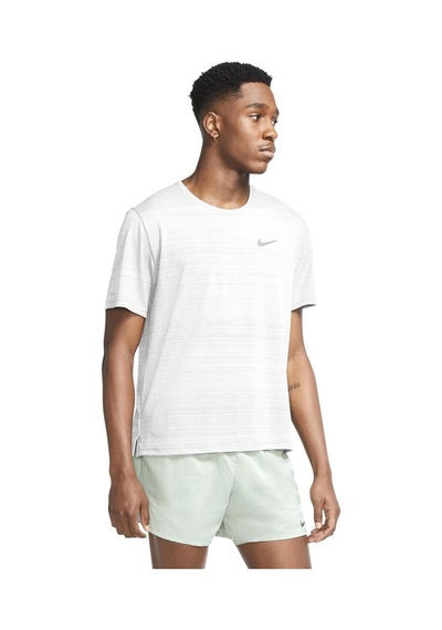 Nike M Nk Df Mıler Top Ss Erkek Beyaz T-shirt - CU5992-100 Beyaz