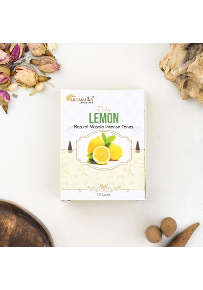 Aromatika Limon Aromalı Konik Tütsü