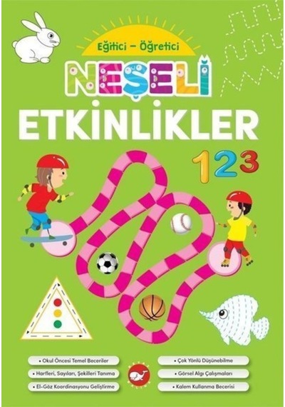 Neşeli Etkinlikler-Eğitici Öğretici- Beyaz Balina Yayınları