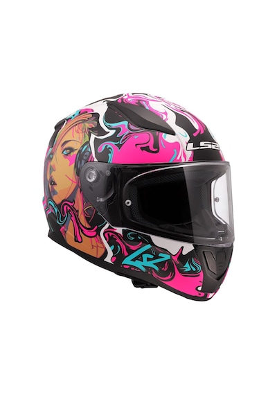 Ls2 Rapid 2 Cyberg Kapalı Kask Mor