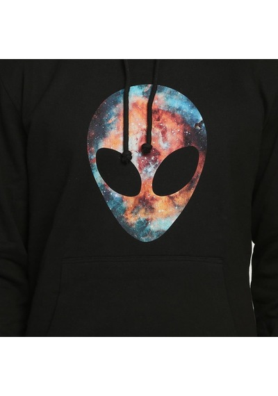 Bant Giyim - Alien Cosmos Siyah Kapşonlu Erkek Sweatshirt Hoodie Bant Giyim - Alien Cosmos Siyah Kapşonlu Erkek Sweatshirt Hoodie