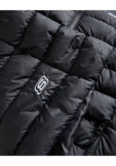 Skechers W Outerwear Padded Vest Kadın Siyah Yelek S242319-001 Siyah