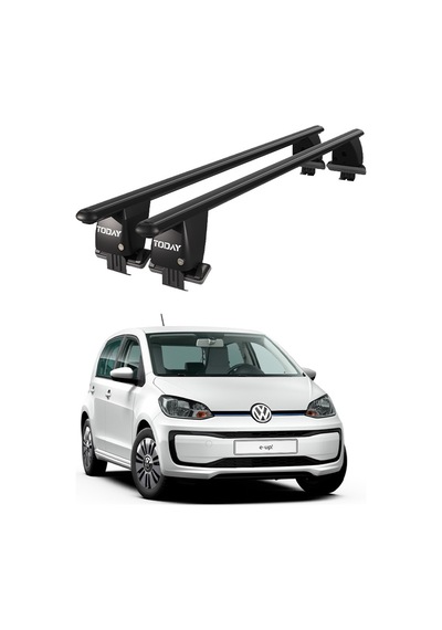 Royal Volkswagen E Up 2014 Ve Sonrası Uyumlu Siyah Kilitli Ara Atkı Port Bagaj Tavan Barı