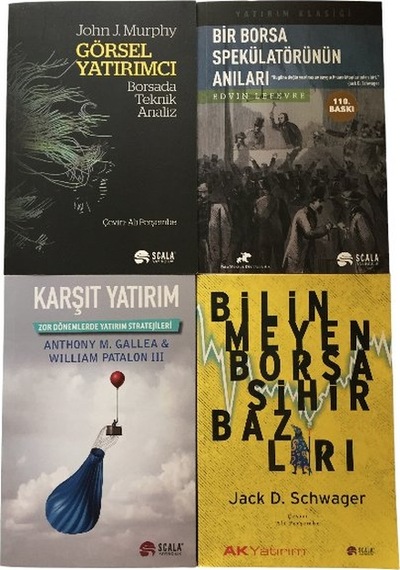 Gorsel Yatırımcı + Karsıt Yatırımcı + Bır Borsa Spekulatorun Anıları + Bılınmeyen Borsa Sıhırbazları 3set