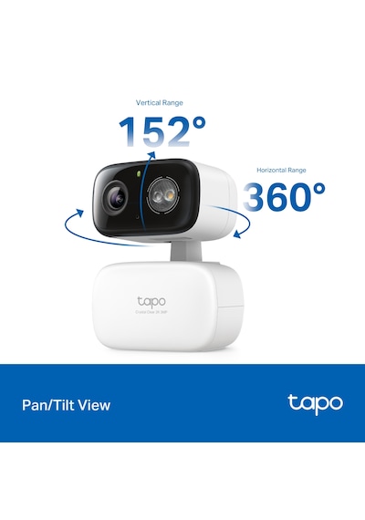 Tp-link Tapo C216 Iç Ve Dış Mekan Wi-fi Güvenlik Kamerası 2k 3mp Netlik 360 Pan/tilt Hareketli Renkli Gece Görüşü