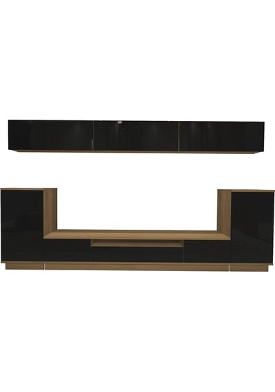 Decoraktiv Trendstyle 9s Mdf Tv Ünitesi Tv Sehpası Pera - Siyah