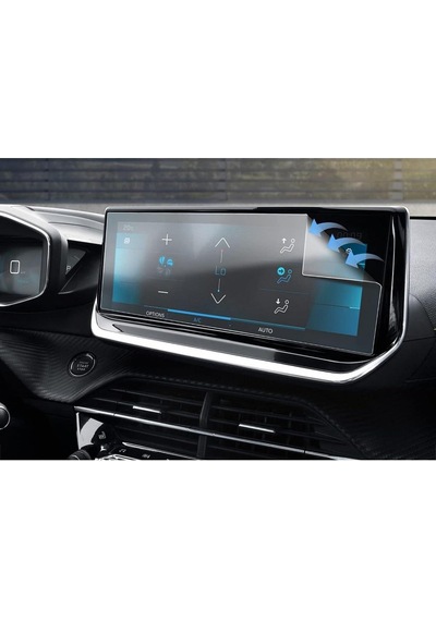 Peugeot 208 10 İnç Mat Ekran Koruyucu Multimedya Şeffaf