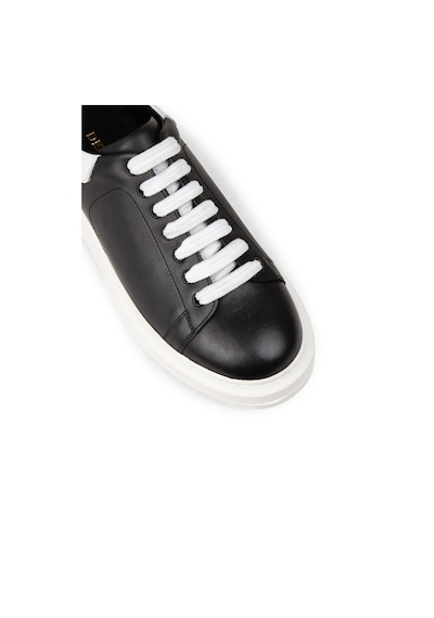 Deery Erkek Hakiki Deri Siyah Sneaker Ayakkabı - 01990msyhp02 Siyah
