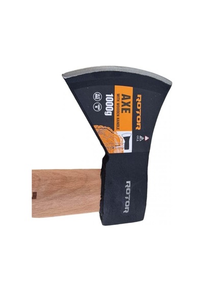 Ax 613 Ahşap Saplı Balta 1000gr Nacak Kamp Odun Kesme 39 Cm Sap Uzunluğu