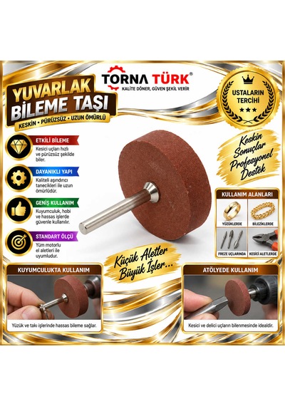 75 Mm Taşlama Taşı Ve Mili
