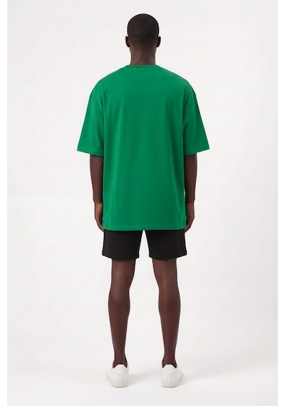 Blow Up World Series Yeşil Oversize Erkek T-shirt 10822 SİYAH
