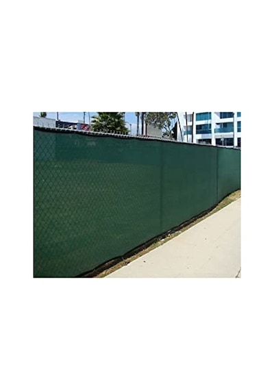 %95 Güneş Geçirmez Gölgelik File, Gölgeleme Tülü, Çit Filesi, Balkon Gölgeliği 2x4 M2 -yeşil Açık Bej