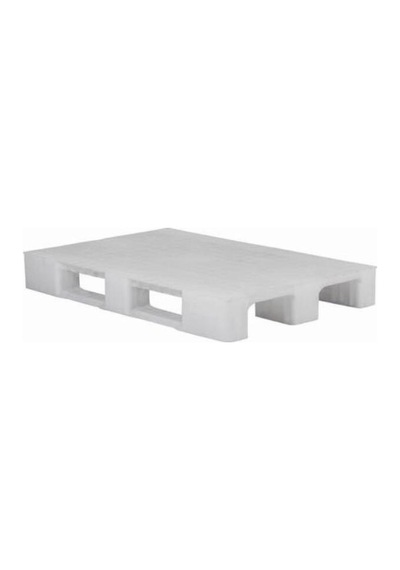 Plastik Palet Pul Desen Beyaz (Euro) Yük Taşıma Paleti 80X120X15
