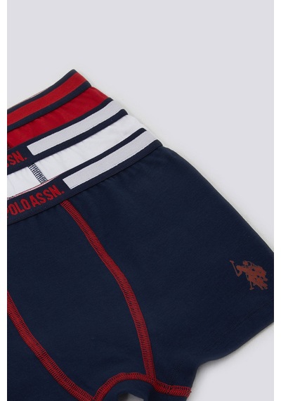 U.S. Polo Assn. U.s. Polo Assn Erkek Çocuk Boxer Us1377-c-v1 Beyaz
