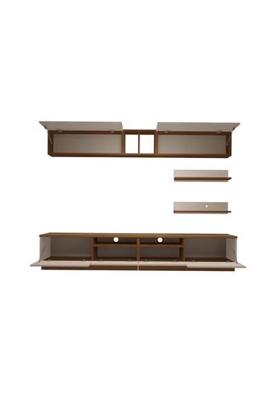 Decoraktiv Trendstyle 5220s Mdf Tv Ünitesi Tv Sehpası Ceviz - Beyaz