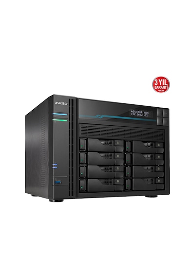 Asustor 8diskli Atom Qc-40gb Ram-2-10gbe Nas Server As6508t 44385
