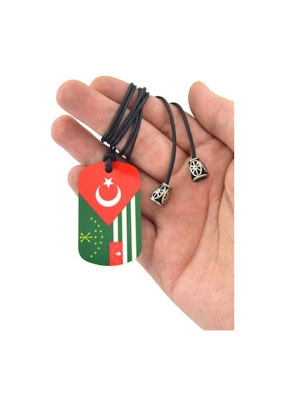 Asker Künyesi Adige-Abhaz-Türk 3'Lü Bayrak Sarı