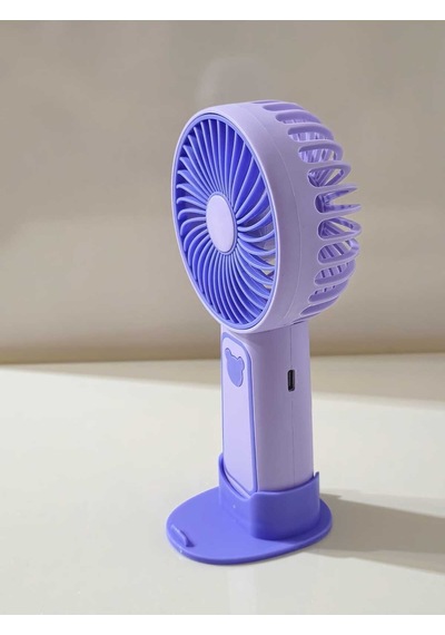 Masaüstü Stantlı 3 Kademeli Taşınabilir Mini Fan Şarjlı El Vantilatörü