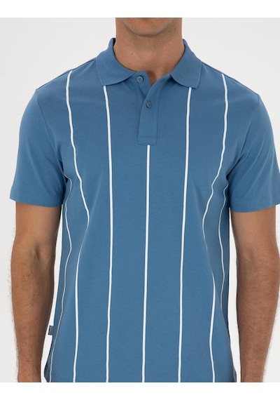 Pierre Cardin Erkek Mavi Tişört 50310158-vr036 Mavi