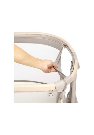 Maxi-cosi Iora Air Sallanabilen Ahşap Görünümlü Anne Yanı Beşik Beige Eco Bej