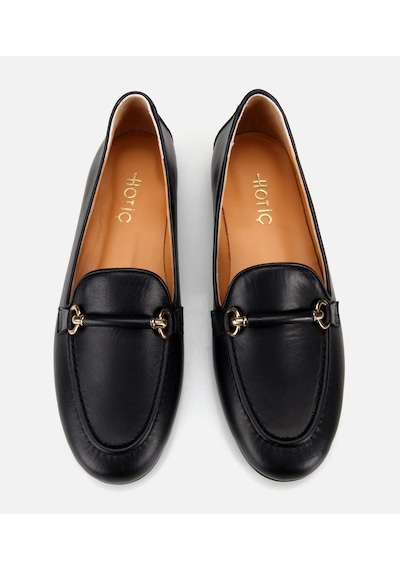 Hotiç Kadın Deri Siyah Toka Detaylı Klasik Loafer 01ayh321340a100 01ayh321340a100