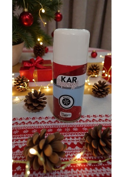 Yılbaşına Özel Çam Agaçı Kalıcı Kar Spreyi 150 Ml