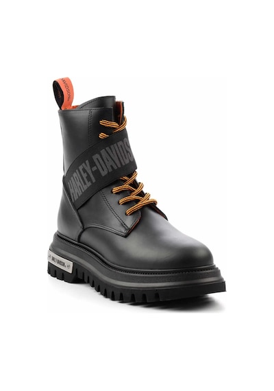 Harley Davidson Black Hakiki Deri Kadın Bot & Bootie Hd0777055403 Black