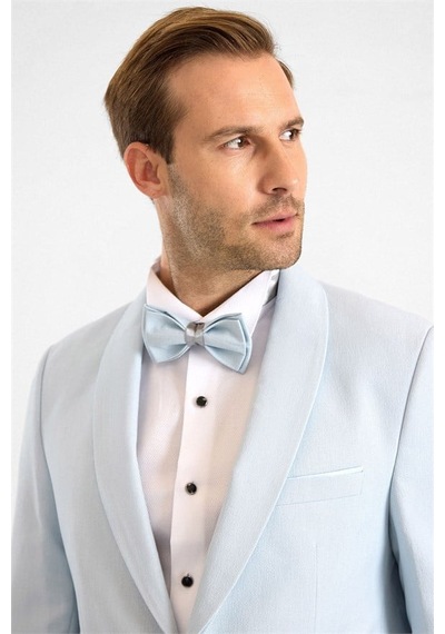 Süvari Saks Mavi Slim Şal Yaka Düz Torba Cep 6 Drop Smokin / Damatlık Stk3000400037-m05 Süvari Saks Mavi Slim Şal Yaka Düz Torba Cep 6 Drop Smokin / Damatlık Stk3000400037-m05