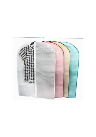 Lüks Pencereli Elbise Kılıfı Büyük Boy 62 x 130 Cm Çok Renkli