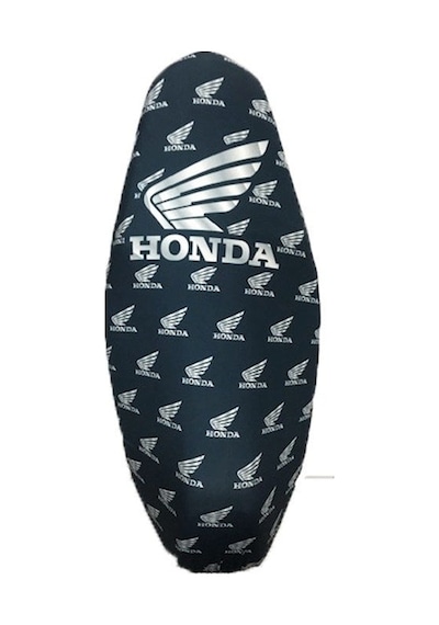 Honda Dio 110 Koltuk Kılıfı Beyaz Logo